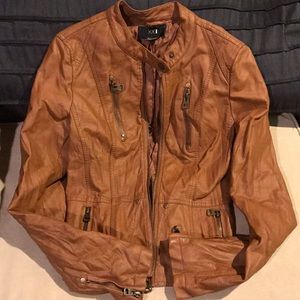 Faux Leather Jacket